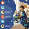 Verzwaringsdeken Kind 3.2 kg - Verzwaarde Deken - Weighted Blanket - 104 x 152 cm – Katoen - Dino