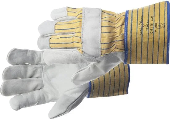 12st SafeWorker MEIJE 120214 rundnerf kap 10cm handschoen 01010170 - Geel