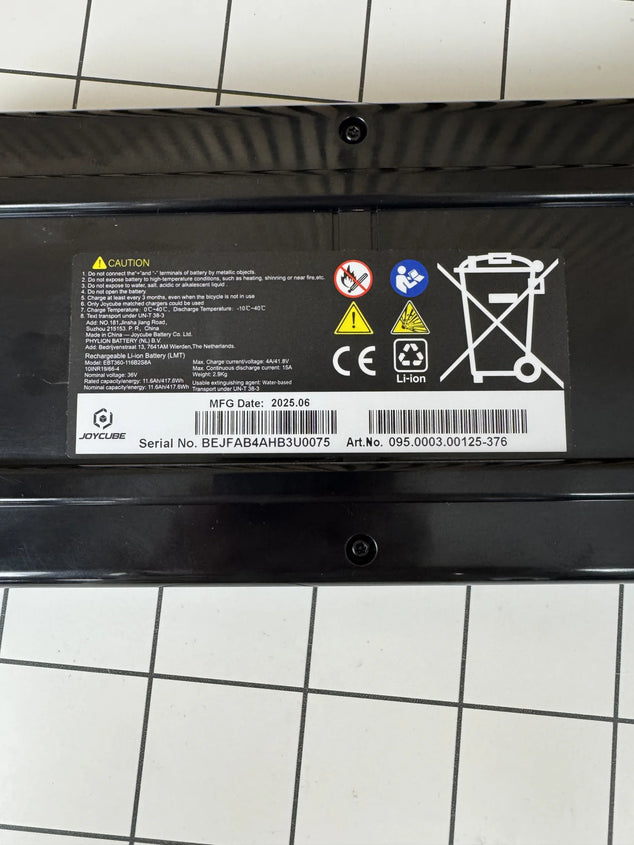 Sport Drive E-bike Accu (36V - 11.6Ah - 417.6Wh)