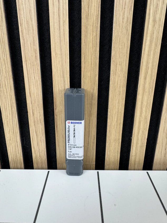 Premiumline Metaalboorset HSS-Co DIN 338 – 3.5 mm (5 stuks)