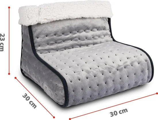 Elektrische Voetenwarmer - Voetverwarmer Elektrisch met Overhittebeveiliging - Voetenwarmer Pantoffel met Binnenhoes Wasbaar - 3 Warmtestanden - Voetenwarmers Volwassenen voor Voetverzorging
