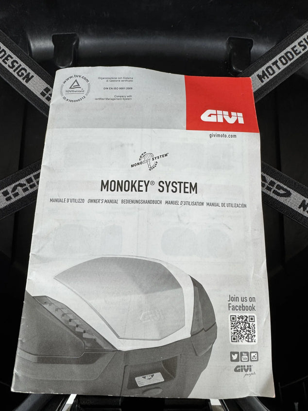V47 Tech Topkoffer Zwart