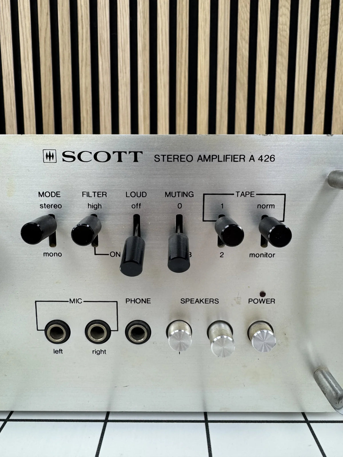 stereo amplifier a 426 geintegreerde
