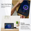 Tablet 10 inch with eight-core Android 14, 14 GB RAM + 64 GB ROM, AI cloud album and 8 kinds of white noise, 5 MP + 8 MP camera, Wi-Fi 6 and BT 5.3 (Black)