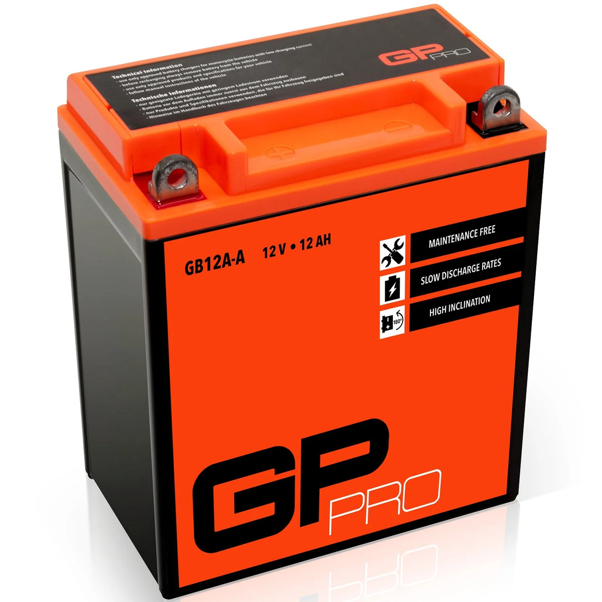 Batterij 12V 12Ah GEL GB12A-A Motorfiets vergelijkbaar YB12A-A YB12A-B 51211 CB12A-A