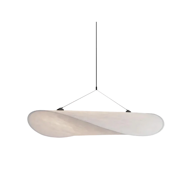 60cm Japandi-hanglamp – 1st - Natuurlijk zijde, boho-design voor de woonkamer, eetkamer of slaapkamer