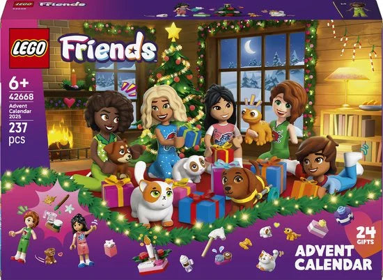 Friends Adventskalender 2025, Kerstspeelset - 42668