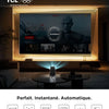 C1 Beamer 4K compatibiliteit, native 1080P, Dolby Audio 8W, Netflix gecertificeerd, Smart Google TV geïntegreerd, Auto Focus/Keystone, Wi-Fi Bluetooth, 285° draaibaar, mini-projector