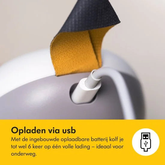 Solo Borstkolf - Enkele Elektrische Borstkolf - Compact en Licht - Oplaadbare accu - USB lader
