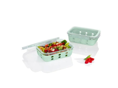 Glazen lunchboxenset