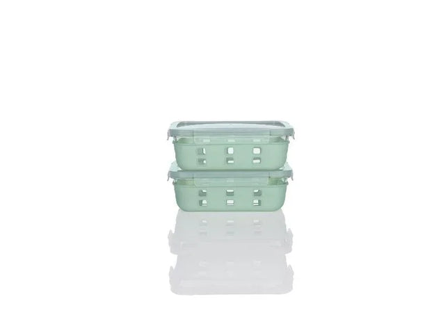 Glazen lunchboxenset
