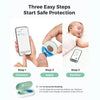 Baby Thermometer met App – Slimme Koortsthermometer voor Baby's – Real-Time Temperatuurmonitoring – Draadloos