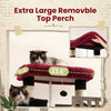 Kattenverblijf, Maine Coon Cat Tree, Heavy Duty Cat Tower for 20 lbs+, GCT033BR