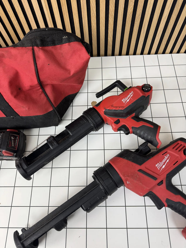 M18 & M12 Kitspuit Set (C18 PCG & M12 PCG) met Accu's, Lader en Tas