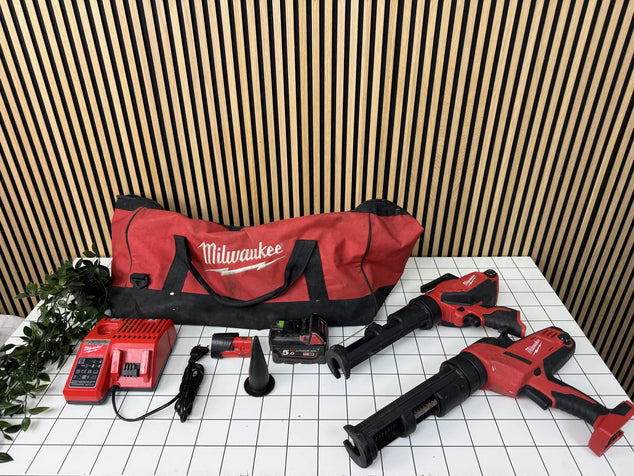 M18 & M12 Kitspuit Set (C18 PCG & M12 PCG) met Accu's, Lader en Tas