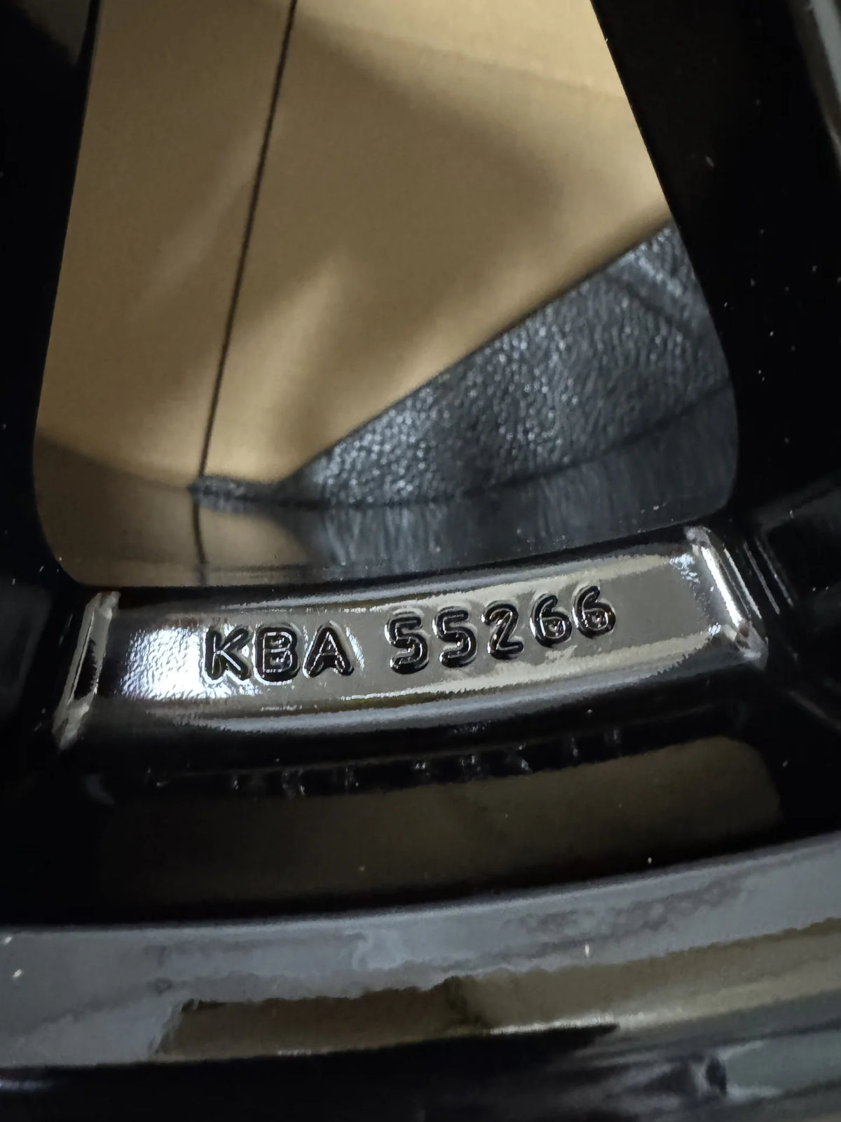 Velg B43 ZWART GLANZEND KBA 55266 21'