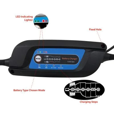 Acculader C9002 4-60 AH 2,5V