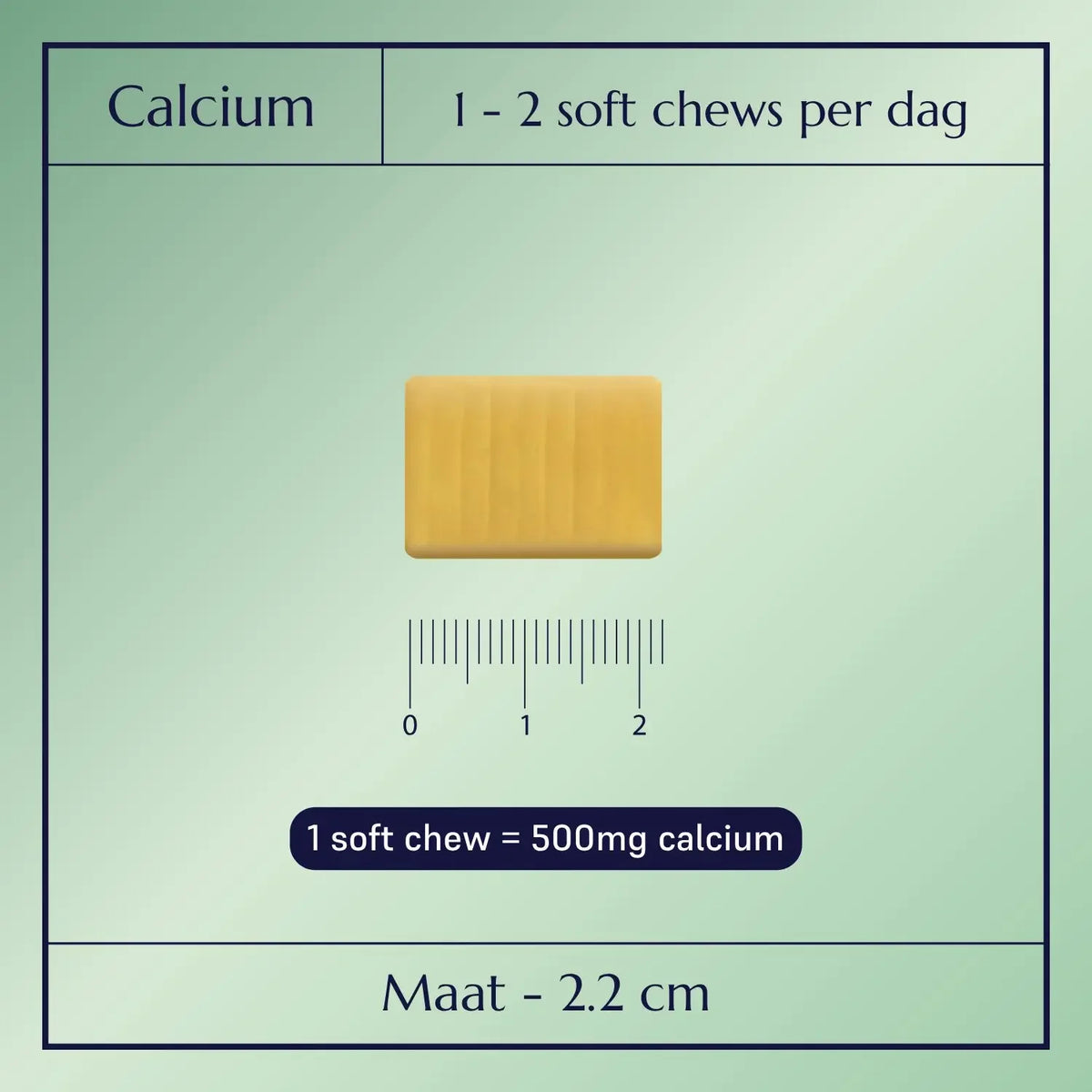Calcium Soft Chew 90 tabletten lemon