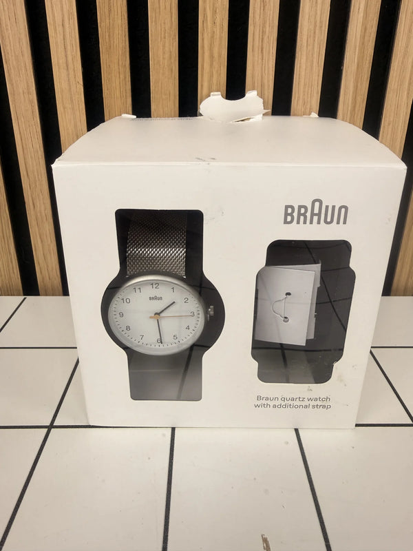 Man Quartz horloge -BN0281- inclusief zwarten leren band - Horloge geschenkset