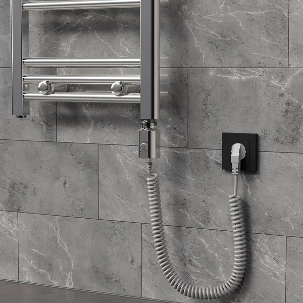 Verwarmingselement 600W Chrome met thermostaat
