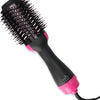 3-in-1 Föhnborstel - Airstyler - Stijlen, Krullen en Extra Volume - Multistyler - Krulborstel - Warmteborstel - 360 Flow - 1000W - Ø 45 mm - Zwart/Roze