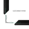 Opbouwframe LED Paneel | 30x120 | Zwart | Easy Click & Connect