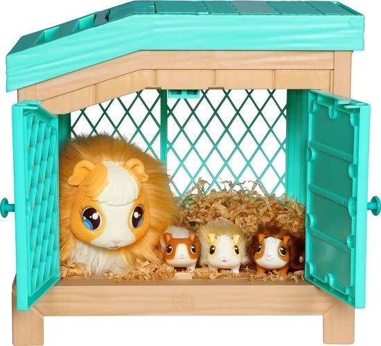 Little Live Pets - Mama Surprise Cavia- Interactieve knuffel krijgt 3 baby's