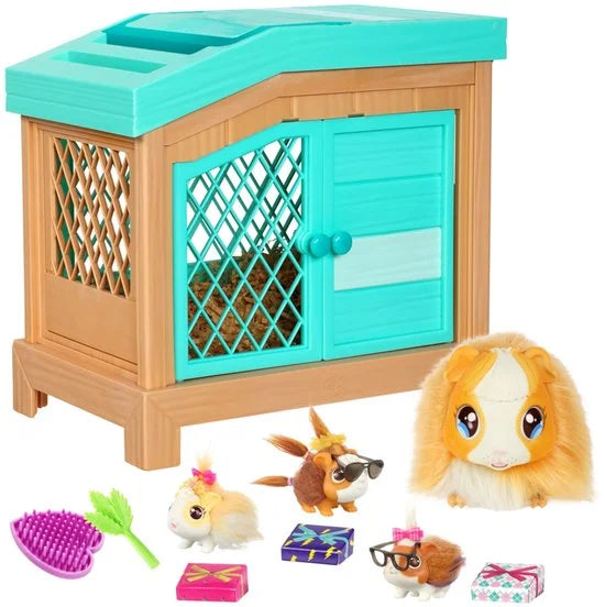 Little Live Pets - Mama Surprise Cavia- Interactieve knuffel krijgt 3 baby's