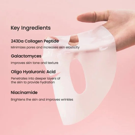 Biodance Bio Collagen Real Deep Mask - Gezichtsmasker - 4 stuks