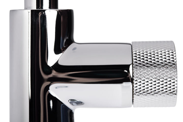 Blue Label Brøndby Hochwaschtischarmatur – Chrom | C-Auslauf | Neu