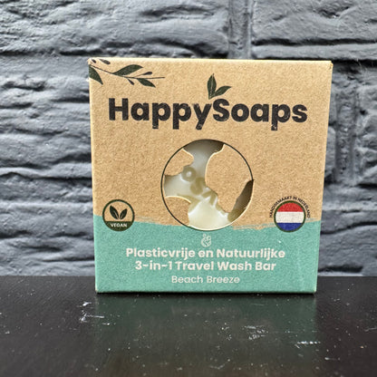 Happysoaps 3-in-1 Seife – praktische Reisegröße (40 g)