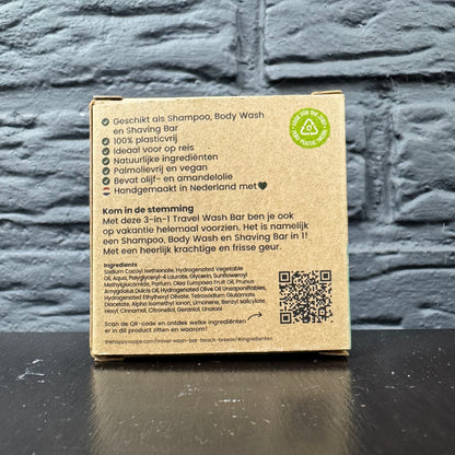 Happysoaps 3-in-1 Seife – praktische Reisegröße (40 g)