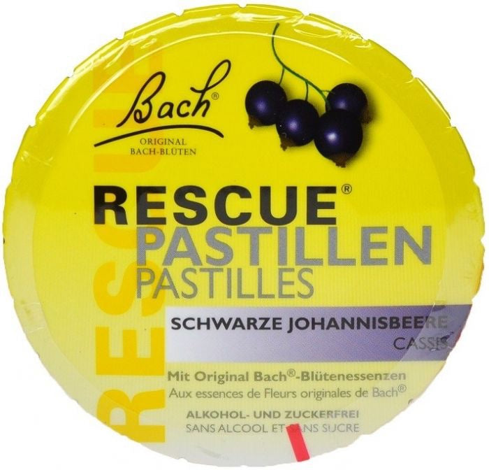 Rescue Pastillen Schwarze Johannisbeere Cassis - Dose 50 Gramm