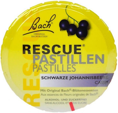 Rescue Pastillen Schwarze Johannisbeere Cassis - Dose 50 Gramm