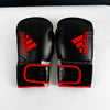 adidas Hybrid 80 Boxhandschuhe – Unisex – Schwarz/Rot – 12 oz – Ideal für Training &amp; Sparring