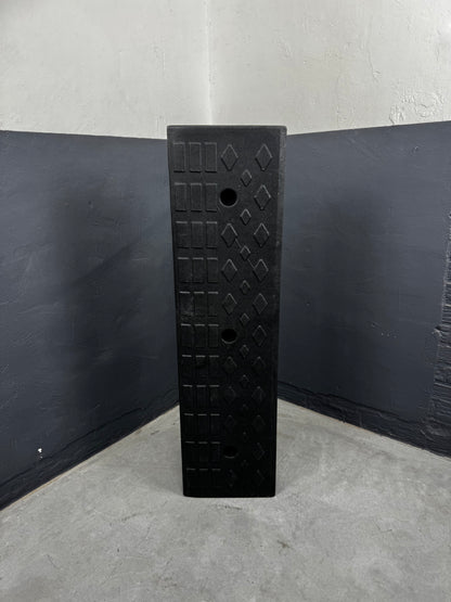 Bordstein BR22 Schwellenrampe – 100 x 980 mm | schwarz | Sicher und barrierefrei