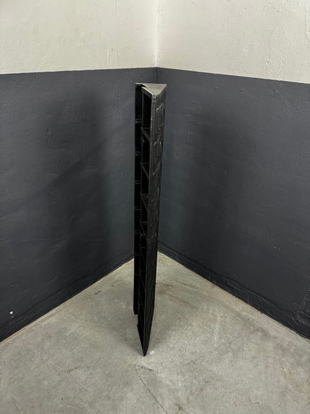 Bordstein BR22 Schwellenrampe – 100 x 980 mm | schwarz | Sicher und barrierefrei