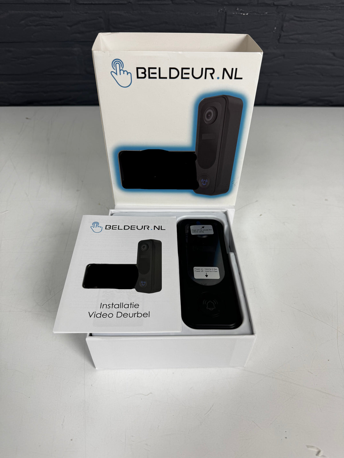 Kabellose Türklingel mit Kamera – WLAN-Videotürklingel (Kompatibel mit der Türklingel, ohne SD-Karte/Eckhalterung) | Neu