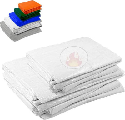 B2B2.4 - 0 - Afdekproducten.nl - Wit afdekzeil 4x6m 150gr/m² NVO Brandvertragend