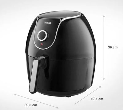 Princess 182055 Aerofryer XXL Hetelucht friteuse 5,5 liter 1700 Watt zwart