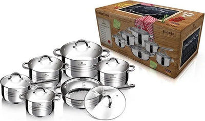 12-delige Blaumann Jumbo pannenset gourmetlijn BL-3133-1