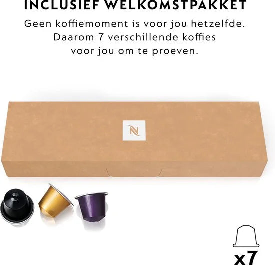 Krups Nespresso Essenza Mini XN1108 - Koffiecupmachine - Zwart Klein en compact | Gebruik alleen originele Nespresso koffiecups voor kwalitatief lang