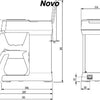 Bravilor Bonamat Novo -  Koffiezetapparaat - RVS