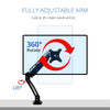Fleximounts F6 Gas Pressure 10 - 30 Inches (25 - 76 cm) Table Mount Monitor Holder