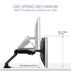 Fleximounts F6 Gas Pressure 10 - 30 Inches (25 - 76 cm) Table Mount Monitor Holder