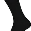 FALKE Airport warme ademende Merino Wol Katoen Heren Sokken zwart - Maat 41-42