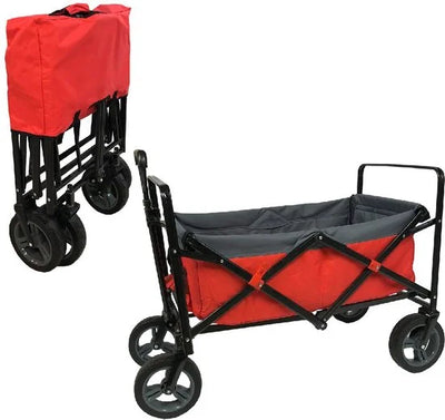 Outdoor Bolderwagen Rood/grijs