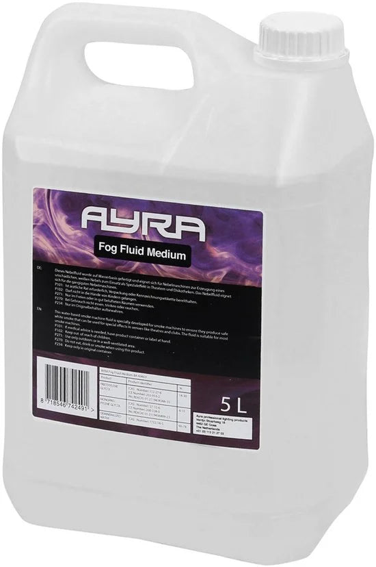 Ayra Fog Fluid Medium 5 liter rookvloeistof