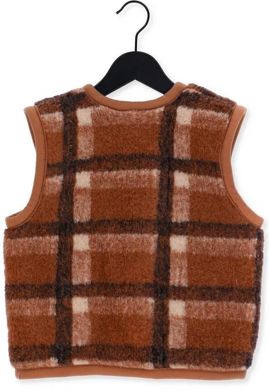 Alwero Bodywarmer Alpen junior KRATA bruin 104-110