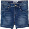 Name it short meisjes - blauw - NKFsalli - maat 158